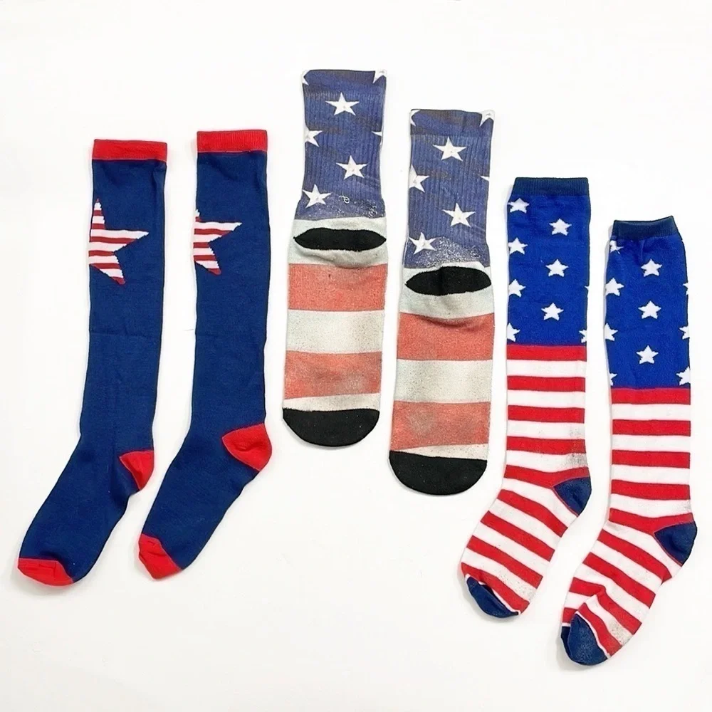 Men’s mixed pattern crew socks - Set of 3